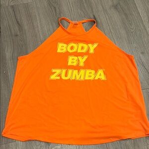 Zumba Wear Vibrant Orange Tank